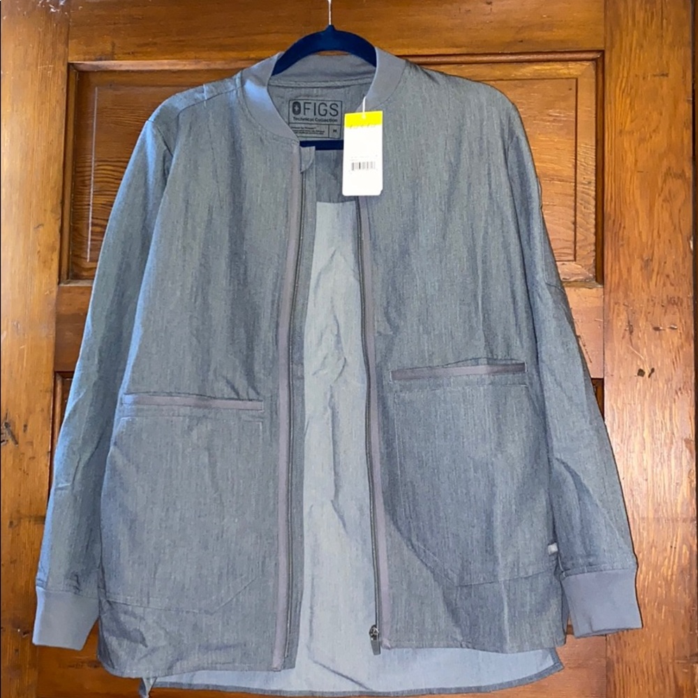 Figs scrub jacket - graphite M